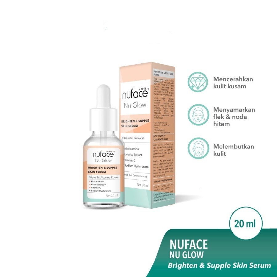 NuFace Serum Wajah – Anti Acne ǀ Anti Aging ǀ Brightening Niacinamid – Brightening